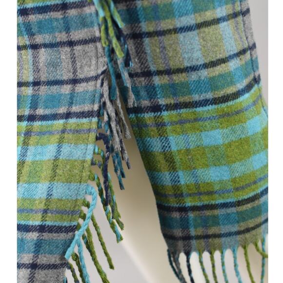 J. Jill Plaid Wrap Blanket Skirt with Fringe, NWT Women's Size 12 - Picture 6 of 10